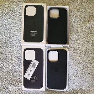 iPhone 14 Pro Cases - Silicone / Leather Style